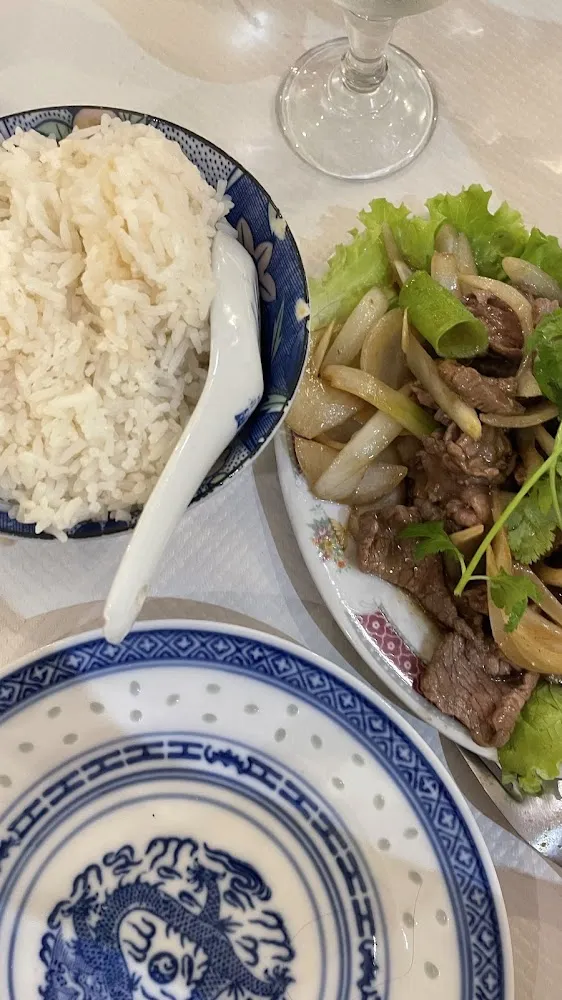 Mongolian Beef with Rice